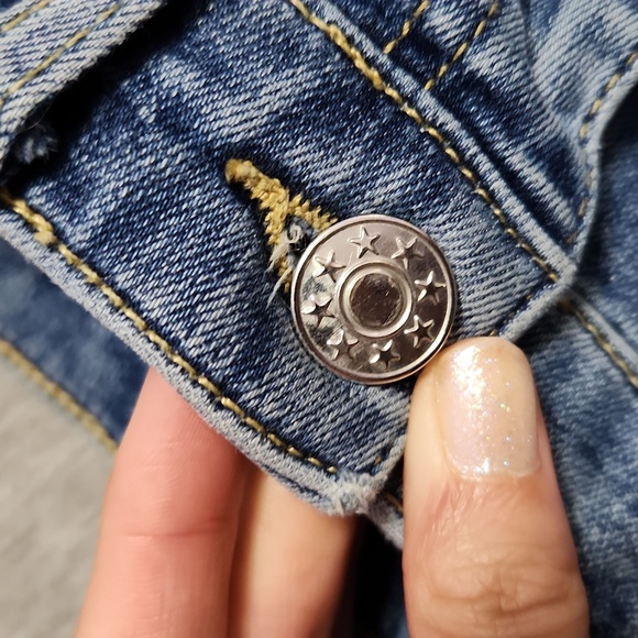 🔴 TOPSHOP Floral Embroidered Denim High Rise Skinny Jeans - Picture 8 of 15